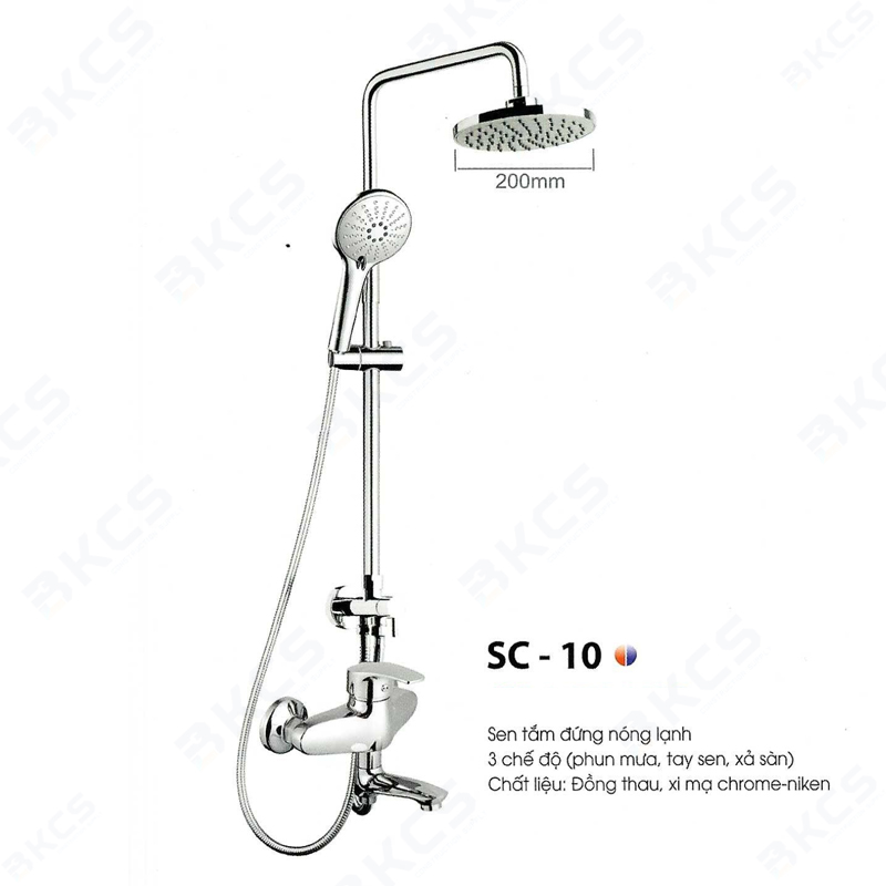 Sen tắm đứng nóng lạnh Sennam SC-10