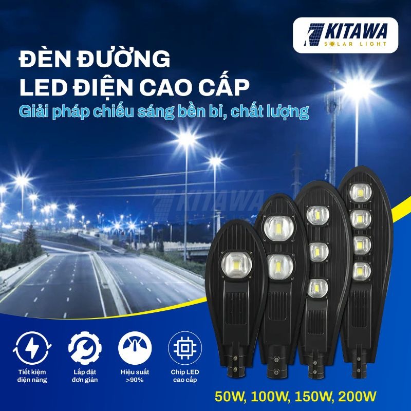 Đèn Đường Chiếc Lá 150W KITAWA - AC.CL01.150