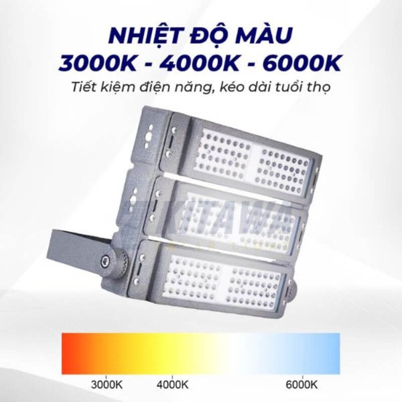 Đèn Pha Điện 50W Kitawa AC.DP07.50 nhiệt độ màu