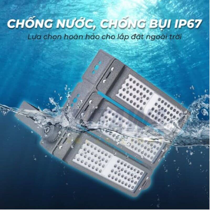 Đèn Pha Điện 50W Kitawa AC.DP07.50 chống bụi chống nước IP67