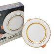 Đèn led downlight 9W đổi màu viền vàng VLEDL0309VDM VI-LIGHT