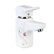Vòi lavabo sứ nóng lạnh Sennam LS-05S