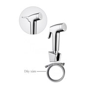 Vòi xịt vệ sinh Sennam VX-01NX (dây PVC xám tán thau)