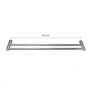 Máng khăn đôi iNox 304 Sennam MK-2