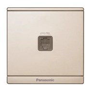 Ổ cắm điện thoại 4 cực màu vàng ánh kim WMF403MYZ-VN Dòng MODERVA PANASONIC