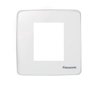 Mặt vuông dùng cho 2 thiết bị/ ổ đơn 3 chấu màu trắng WMT7812-VN Dòng MINERVA PANASONIC