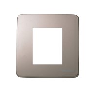 Mặt vuông dùng cho 2 thiết bị/ ổ đơn 3 chấu màu vàng ánh kim WMT7812MYZ-VN Dòng MINERVA PANASONIC