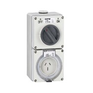 Ổ cắm kết hợp công tắc 3 cực 15A(S-315), 32A(S-332) IP66-250V MPE