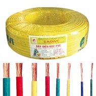 Dây đơn mềm (VCm-1.5, 2.5, 4, 6mm²) Cadivi 450/750V TCVN 6610-3
