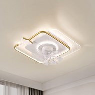 Quạt trần đèn trang trí Z620 (vuông)
