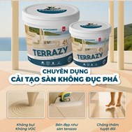 Kingsmen Terrazy - Vữa tự san phẳng bề mặt liền mạch, mịn đẹp, chống thấm