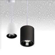 Đèn thả trần ngoài trời IP65 20W V12PDF-20 VinaLed (trắng/đen)