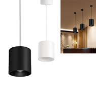 Đèn led treo trần 15W V4PDF-15 VinaLed (trắng/đen/crom)