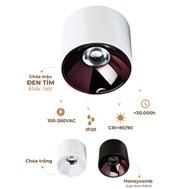 Đèn ốp trần tròn 15W V8CLF-15 VinaLed, có chóa (CL3-AB15/ CL3-AW15)