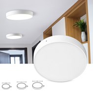 Đèn led ốp trần tròn 15W V1CLF-15 VinaLed (Ø120xH38mm)