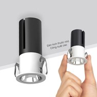 Đèn âm trần chiếu điểm 9W V3DLF-9 Vinaled (khoét 40mm)