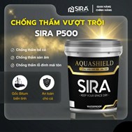 Sơn Chống Thấm Vượt Trội SIRA P500 (Gốc Bitum nhựa đường)