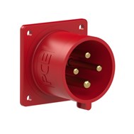Phích cắm âm dạng thẳng 4P 32A IP44, F624-6 PCE
