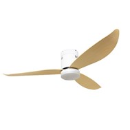 Quạt sát trần QViFa-72 42W 3 cánh (led 3 màu, thân trắng, cánh vàng)