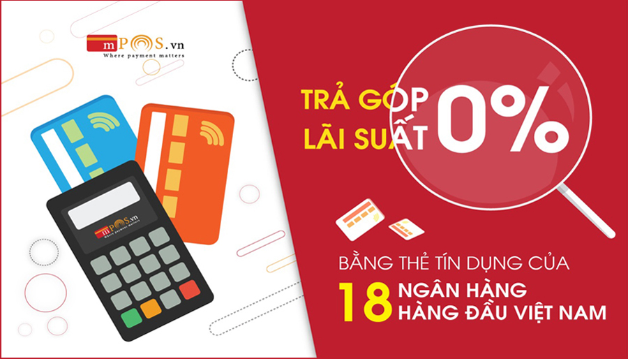 Chương trình trả góp lãi suất 0% bằng thẻ tín dụng 