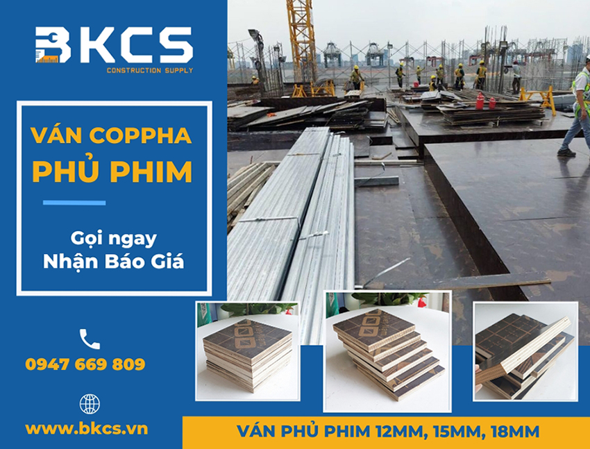 Ứng dụng của ván ép cốp pha phủ phim