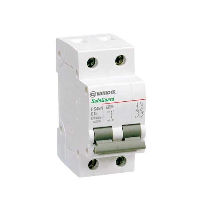 Interruttore Magnetotermico DC 1P Per Impianti Fotovoltaici - 12V-250V, Ampere Variabili (63A), Montaggio DIN