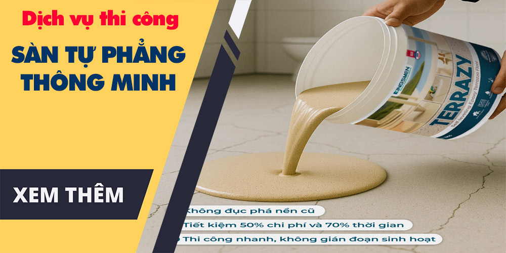 Dịch Vụ Thi Công Sơn Epoxy Tự San Phẳng Giá RẺ, Uy Tín, Chất Lượng